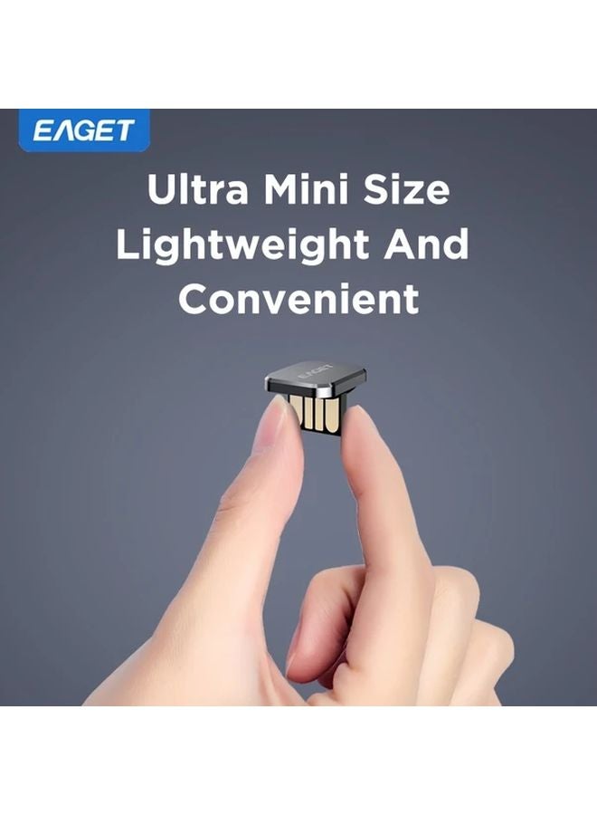 Eaget High Speed 64GB USB 2 0 Flash Drive Mini Button Design Portable Metal Pen Drive - Image 3